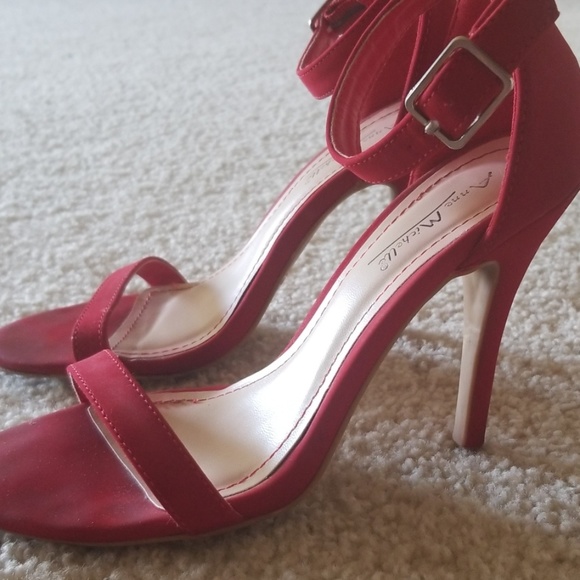 61/2 red heel Anne Michelle - Picture 4 of 6